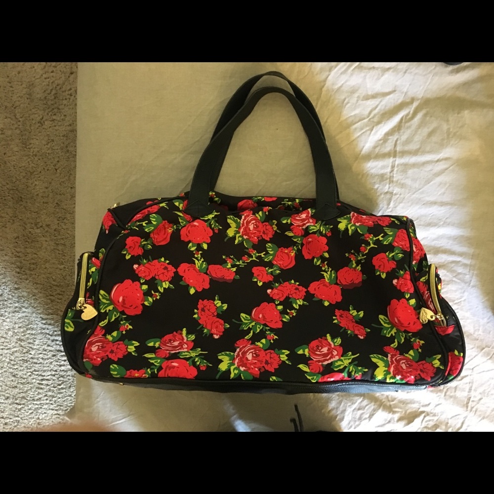 Betsey Johnson duffle bag